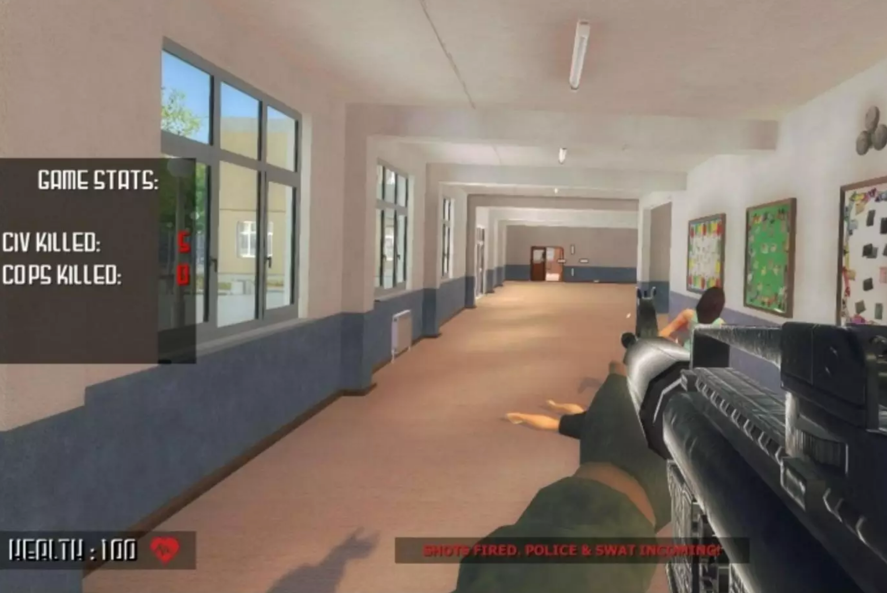 School Shooting Simulation Video Game Pulled Following - 