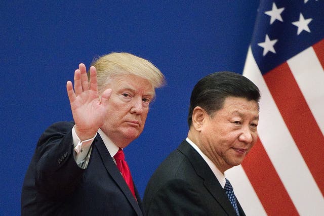 US president Donald Trump and Chinese president Xi Jinping. The US is starting to clamp down on Chinese citizens' visas amid neogtiations about bilateral trade and North Korea