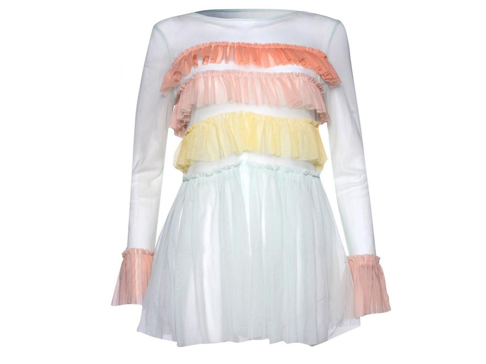 Tulle Tiered Blouse by Glamorous, £30, Topshop