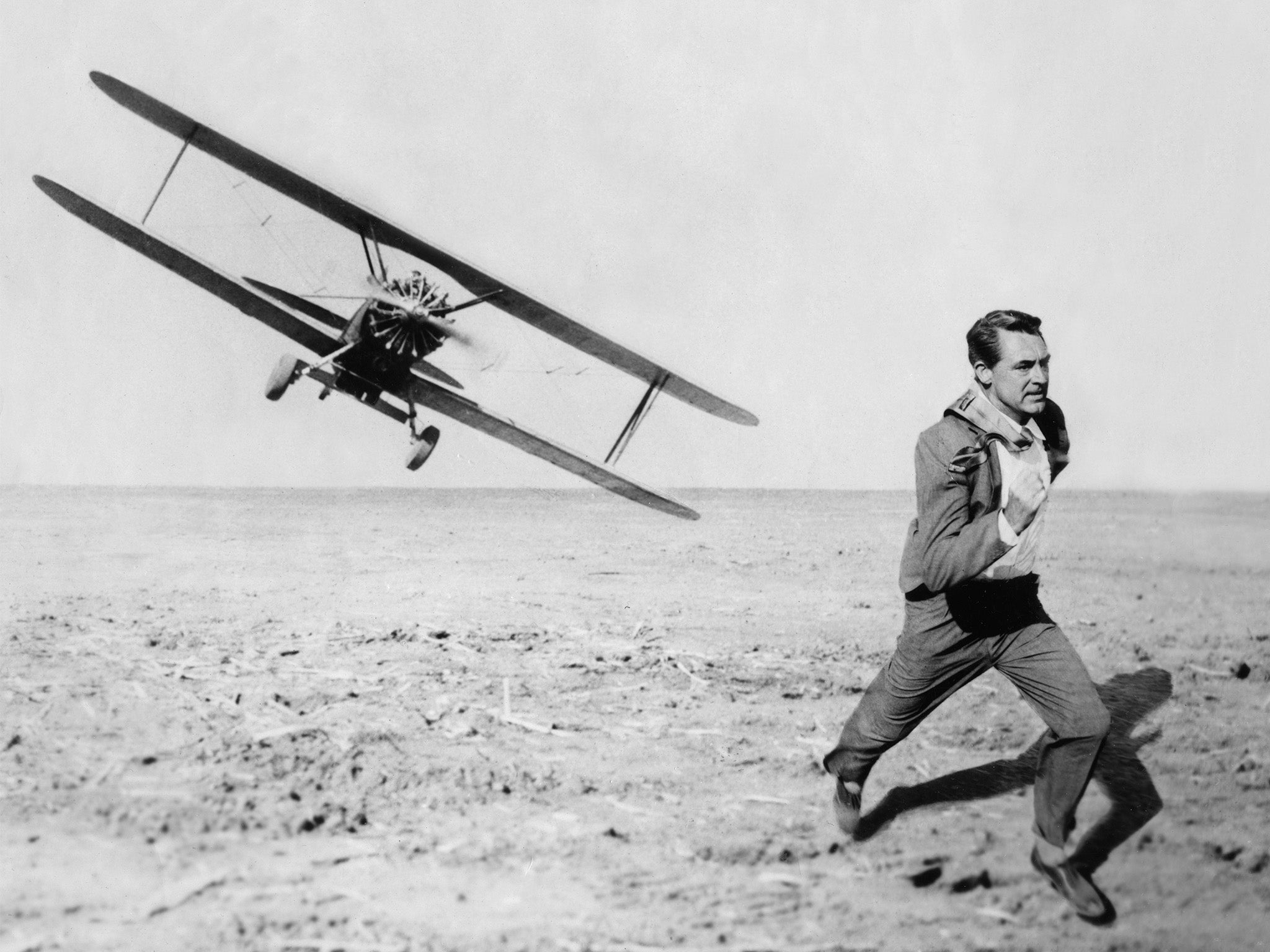 Cary Grant found the spy world a dangerous place in ‘North By Northwest’ (Rex)