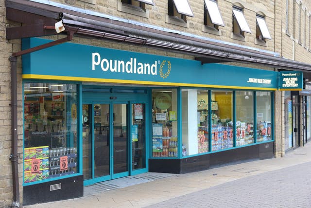 Poundland store, Huddersfield