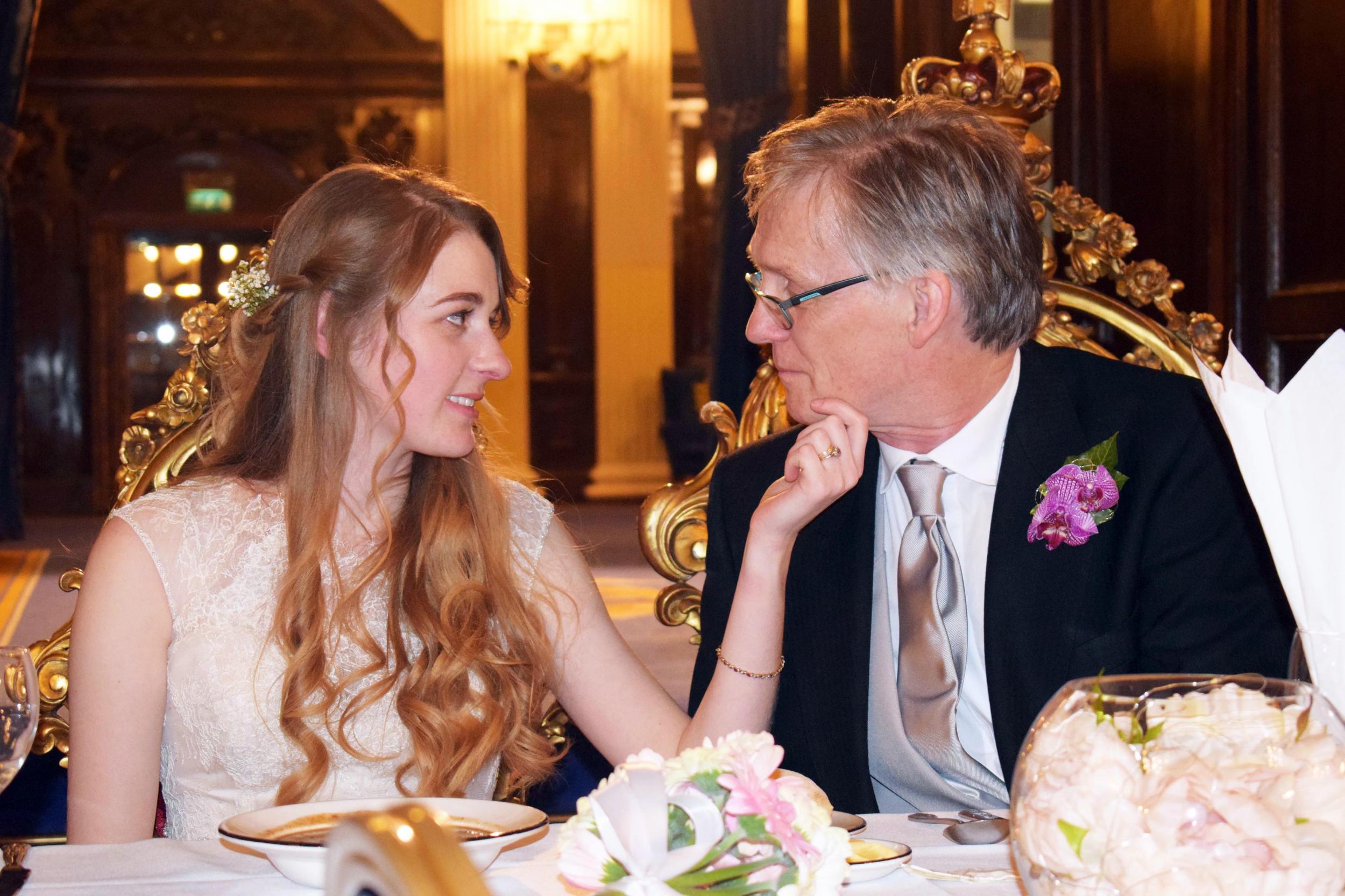 Dee, 24, and John, 59, who bonded over local government, prepare to tie the knot