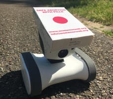 Abortion Robot delivering pills confiscated at Belfast protest