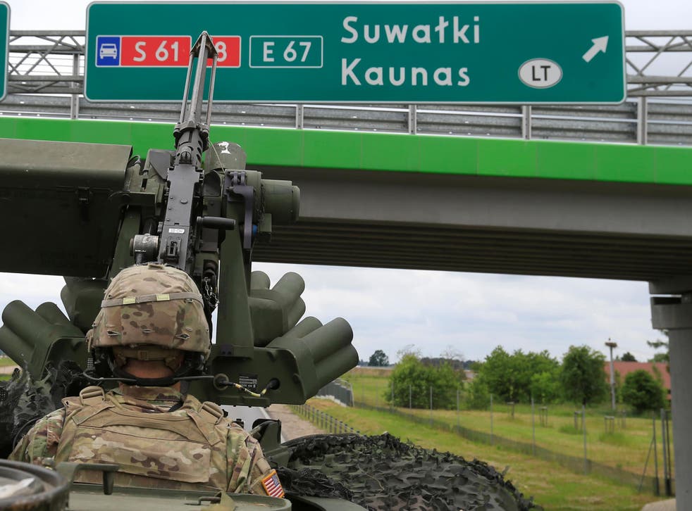 US troops already carry out exercises in Poland and the Baltic states under the Nato umbrella