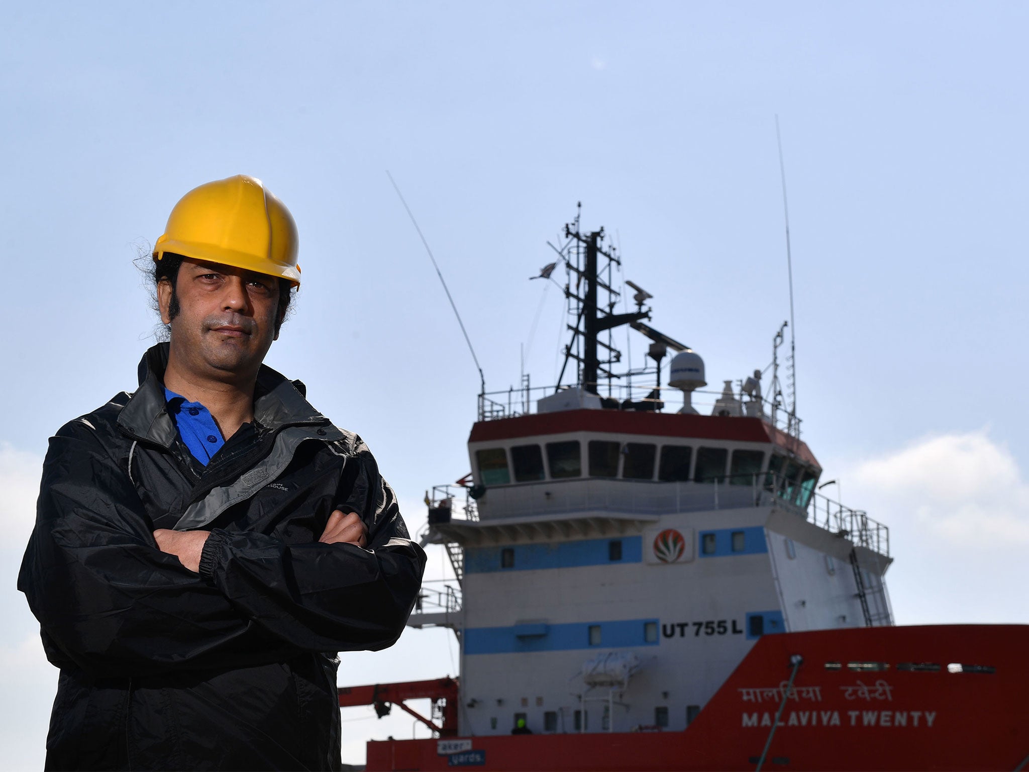 Captain Nikesh Rastogi fears he will go unpaid for 15 months' work if he abandons the ship