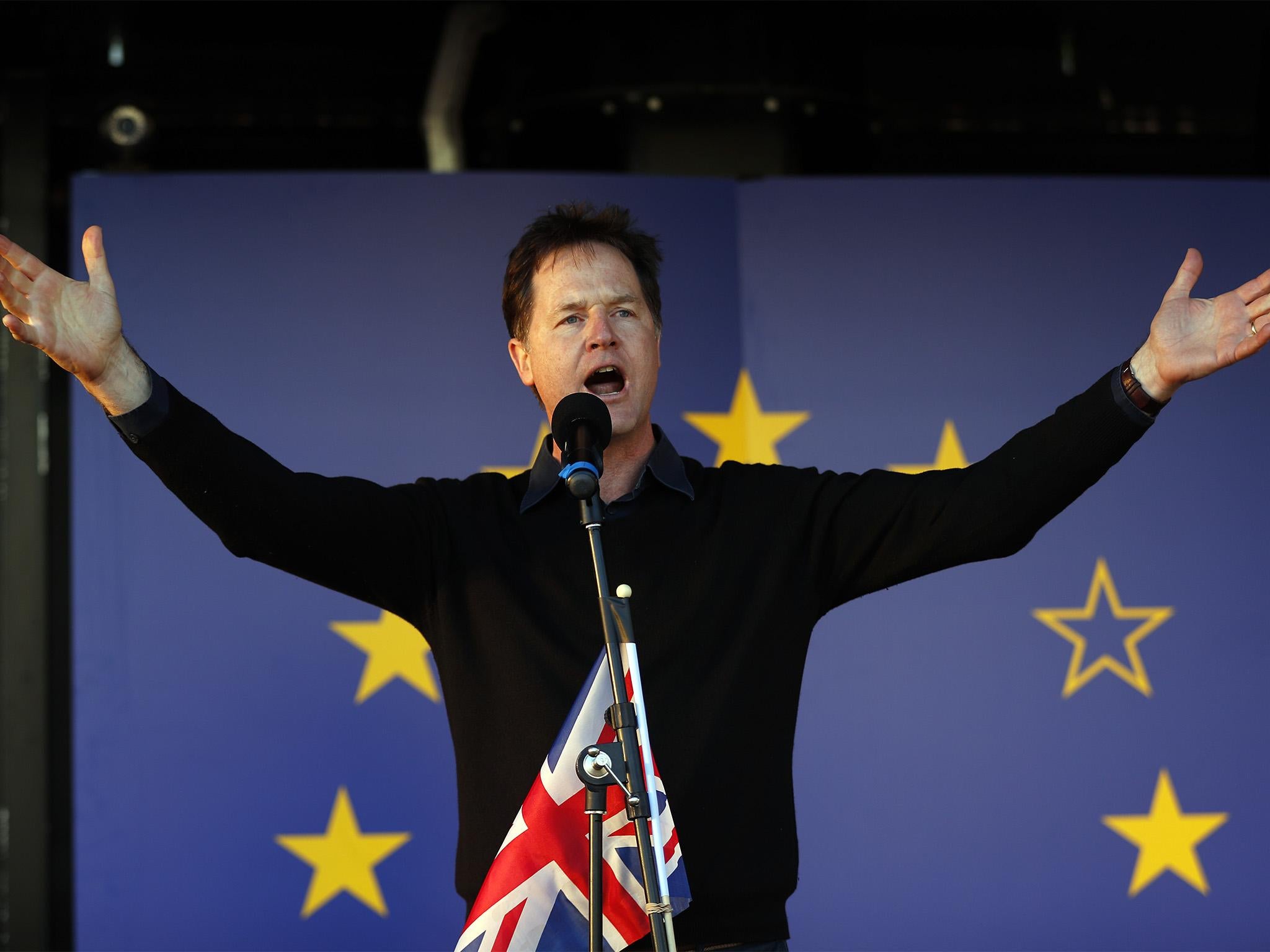 The demographics are changing, points out Nick Clegg (Reuters)
