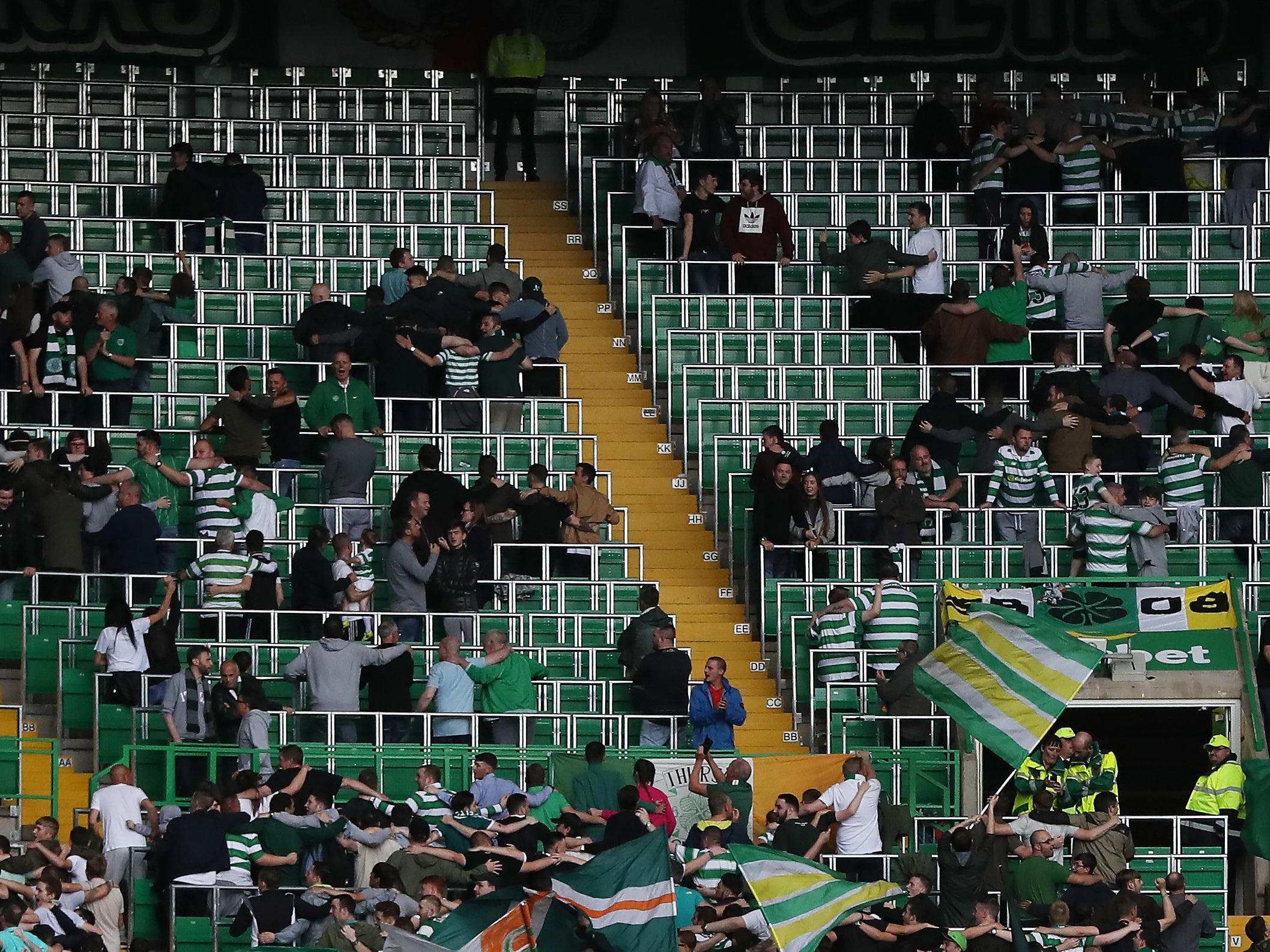 Celtic have successfully introduced safe standing