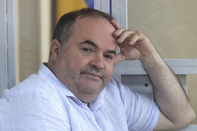 Borys Herman attends court in Kiev accused of plotting to murder Arkady Babchenko
