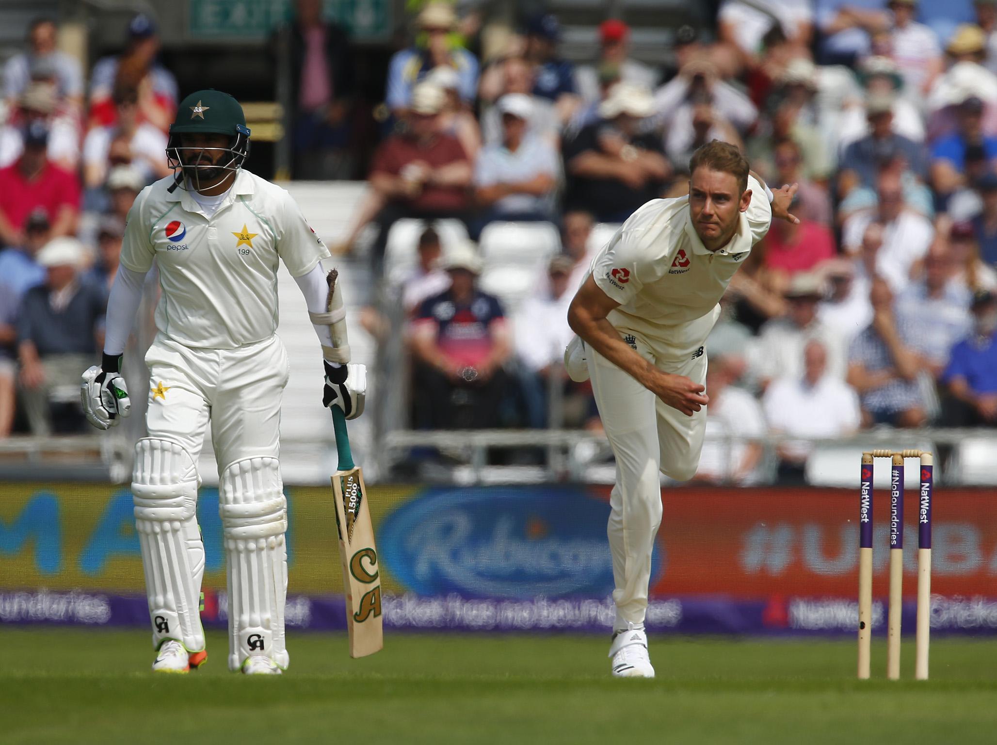 Stuart Broad had a good day with the ball at Headingley