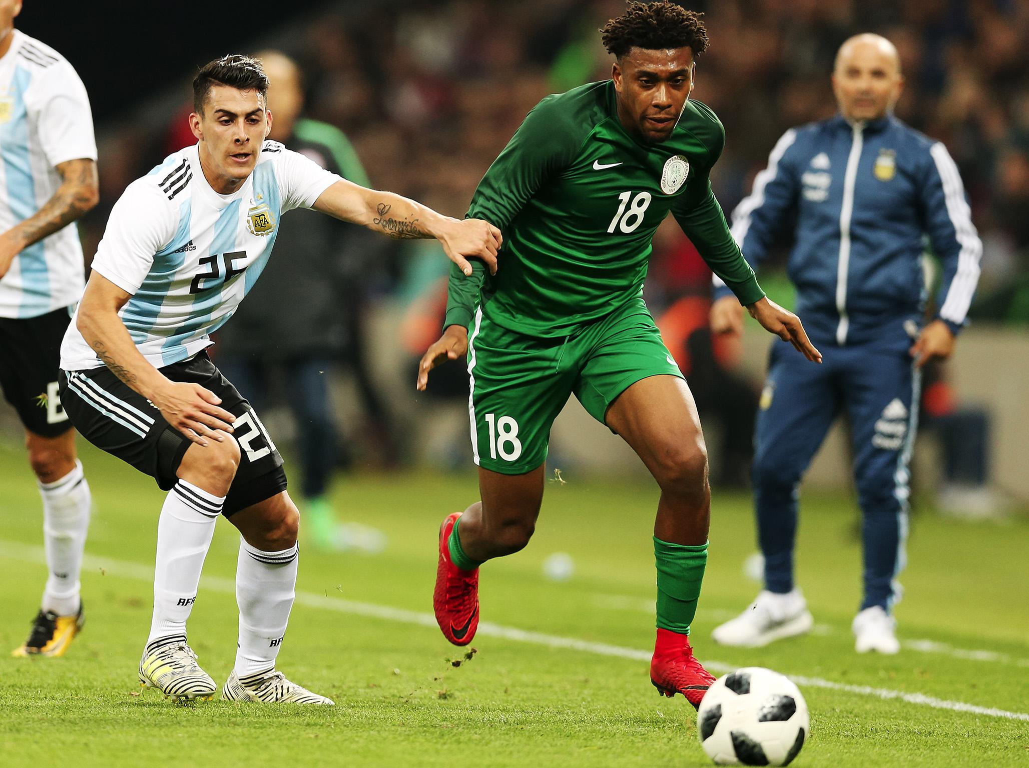Nigeria to start with strongest XI in World Cup warm-up against England including Alex Iwobi and Victor Moses