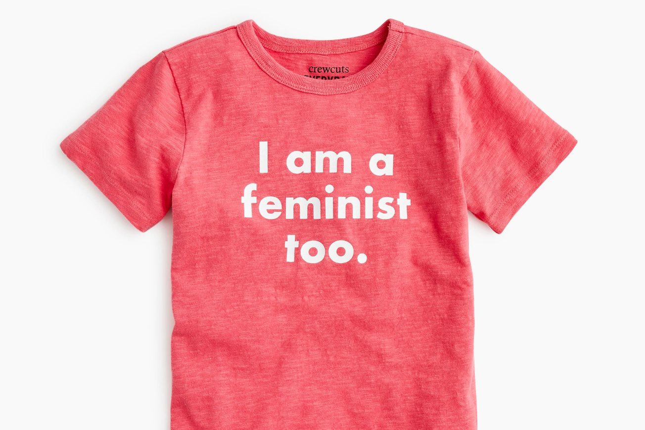 Boys' prinkshop 'feminist' T-shirt