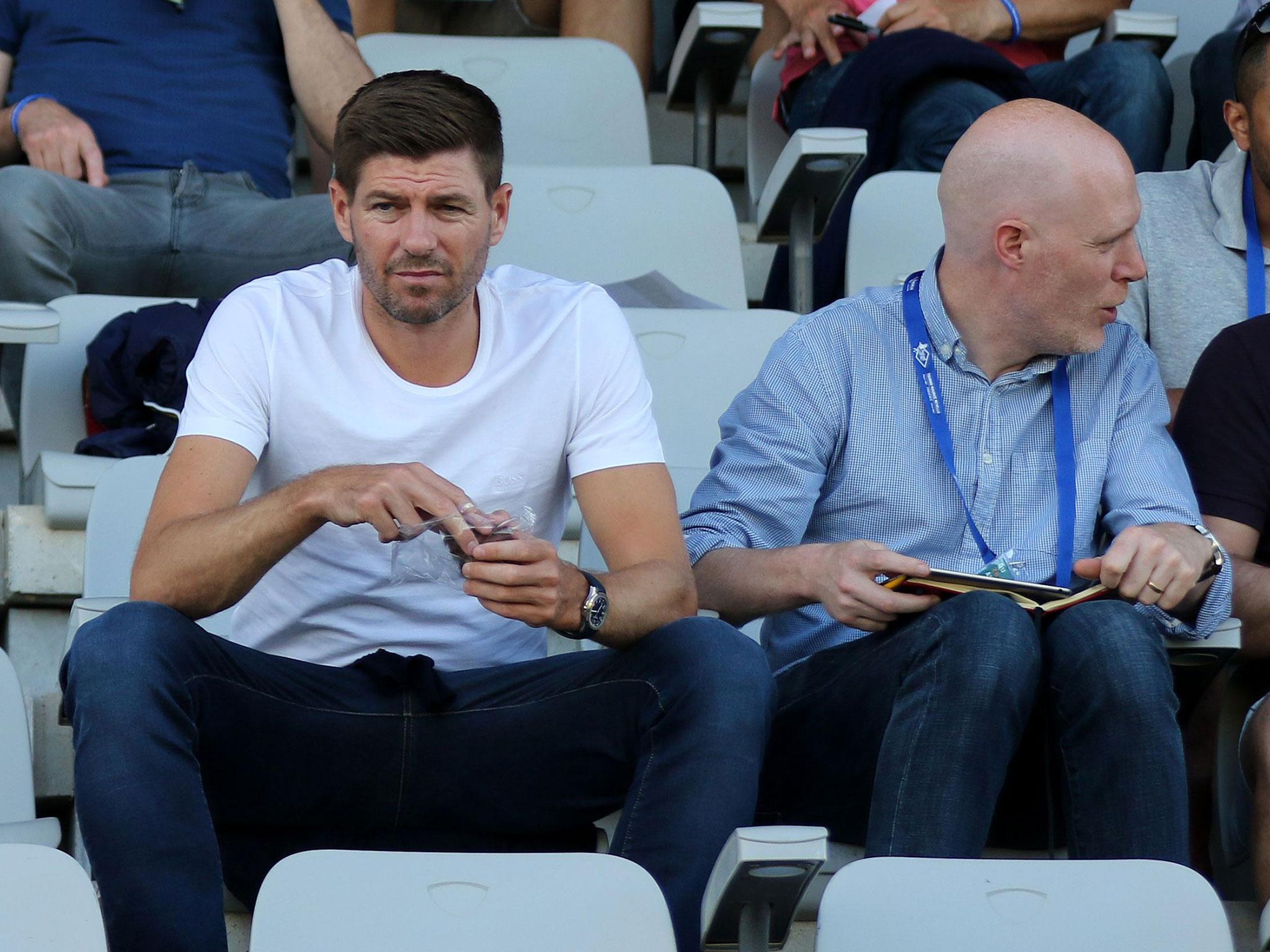 Gerrard was in France to watch the Toulon tournament