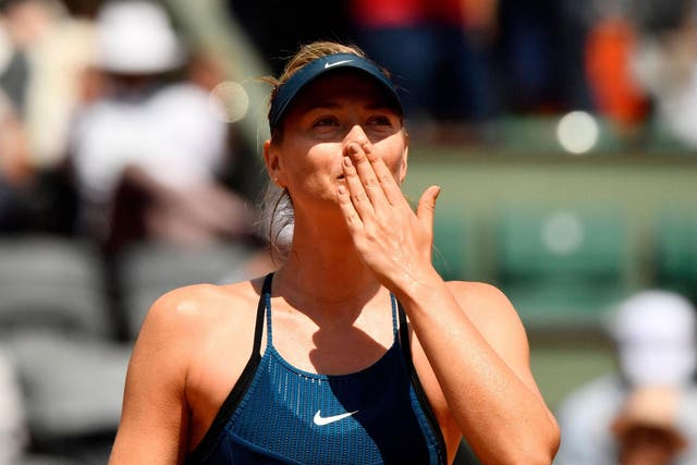 Sharapova is a former French Open champion
