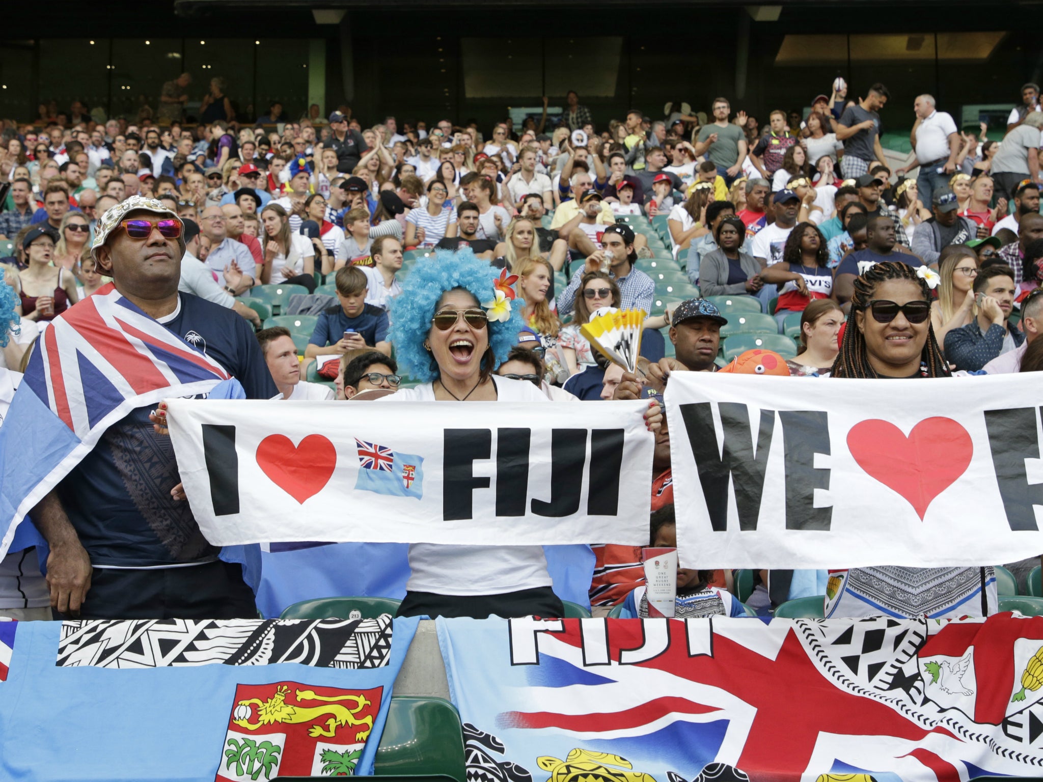 Fiji made the biggest statement of the day with a 27-7 win over New Zealand