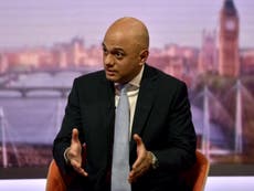 Javid sticks to the party line on the net migration target