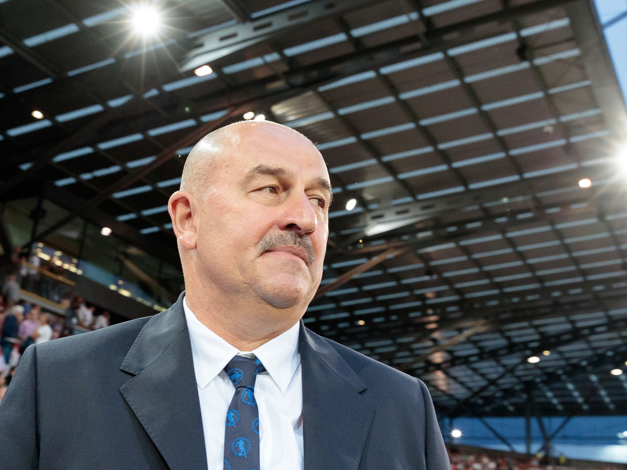 Stanislav Cherchesov is the man charged with guiding Russia at this summer’s World Cup