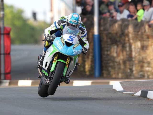 Dean Harrison is in action at the North West 200 this week