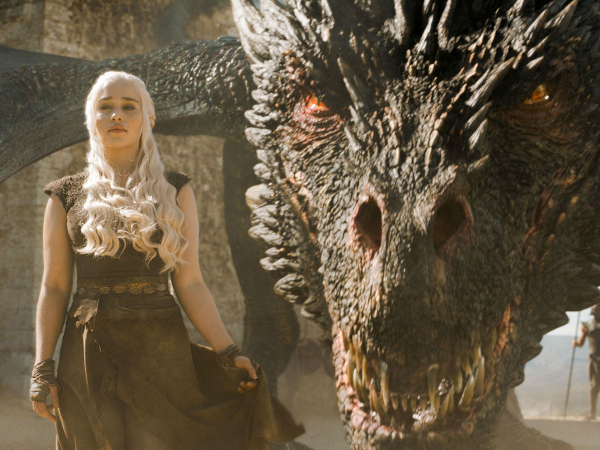 Emilia Clarke as Daenerys Targaryen in ‘Game of Thrones’ (HB