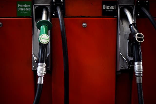 The average petrol price rose to 129.37p per litre over the weekend