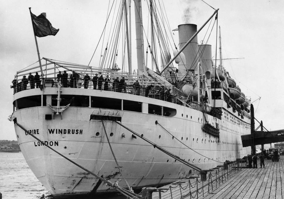 The Empire Windrush took immigrants to the UK in 1948