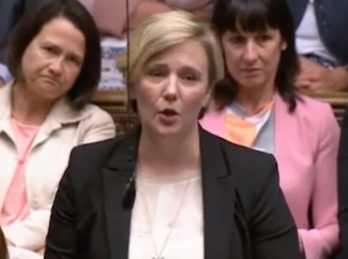 Stella Creasy said the Irish abortion referendum had 'thrown a spotlight' on the situation in Northern Ireland