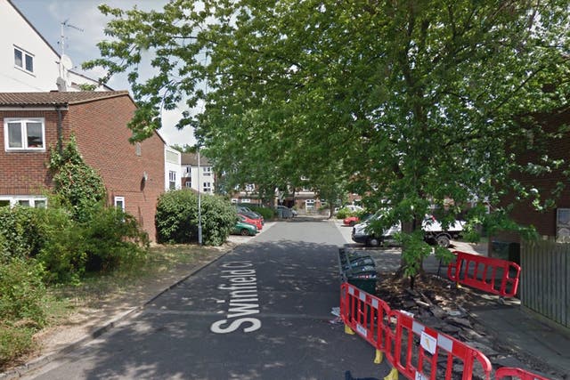 Police were called to Swinfield Close, Feltham, on Monday evening