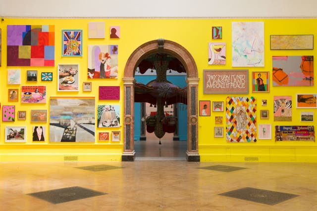 Gallery view of the 250th Summer Exhibition, Royal Academy of Arts