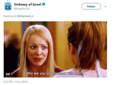 Israel taunts Iran's supreme leader with Mean Girls gif 