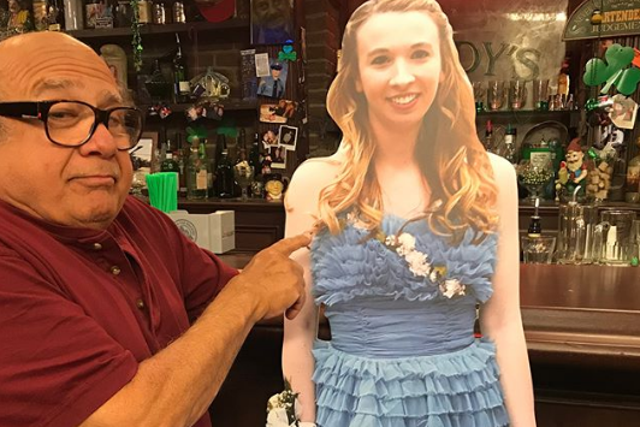 Danny DeVito returns the favour for teen who took cardboard cutout of him to prom (Instagram)
