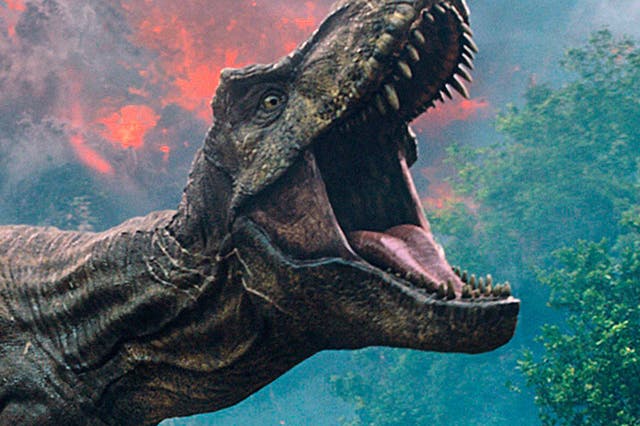 A scene from the upcoming film Jurassic World: Fallen Kingdom