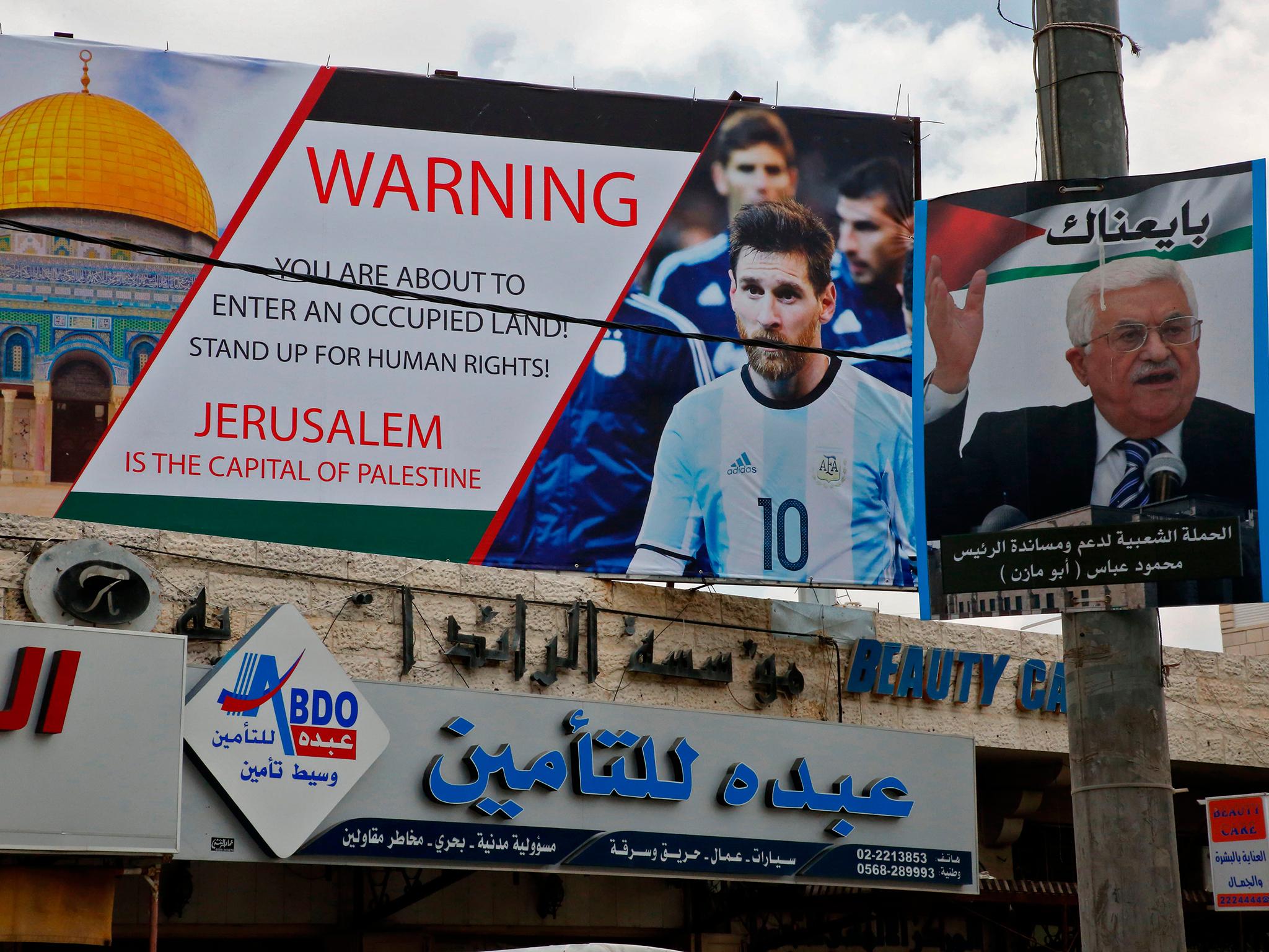 The Palestinian FA has been putting pressure on Argentina not to play Israel this weekend