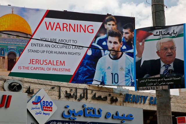 The Palestinian FA has been putting pressure on Argentina not to play Israel this weekend