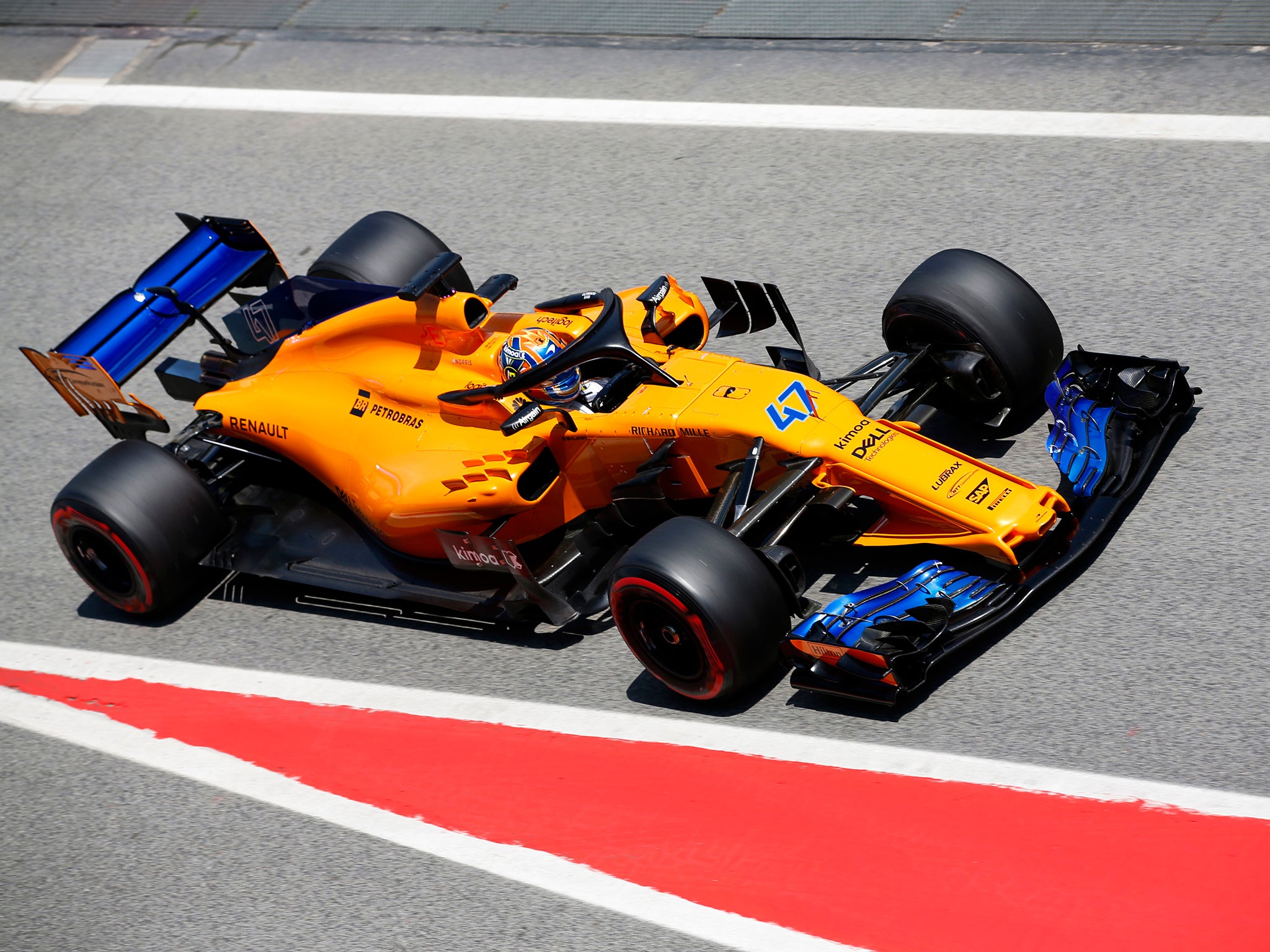 Norris has tested for McLaren this season and leads the F2 world championship