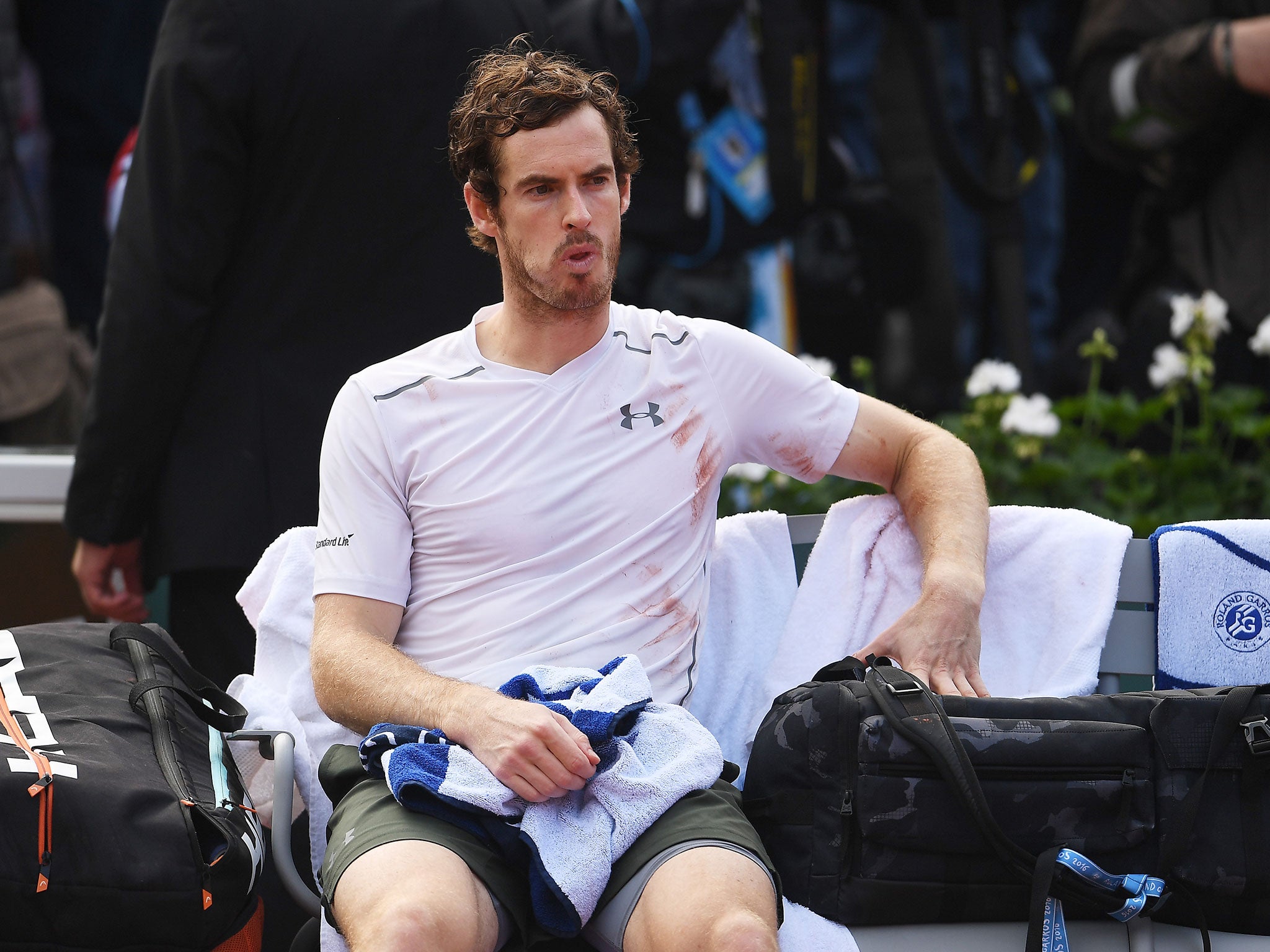 Andy Murray is now involved in a race to be fit for Wimbledon