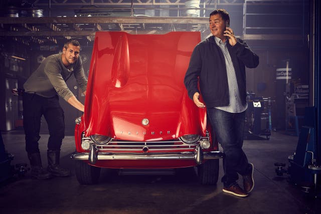 California dreaming: hosts Ant Anstead (left) and Mike Brewer
