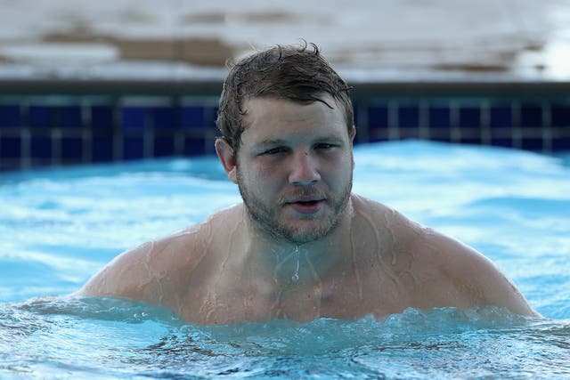 Launchbury has spent the week recovering from a calf injury