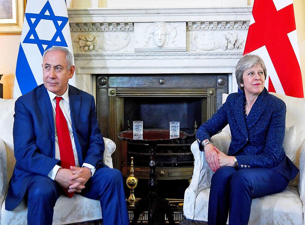 Theresa May used a meeting with Benjamin Netanyahu to reiterate the UK's support for the Iran nuclear deal