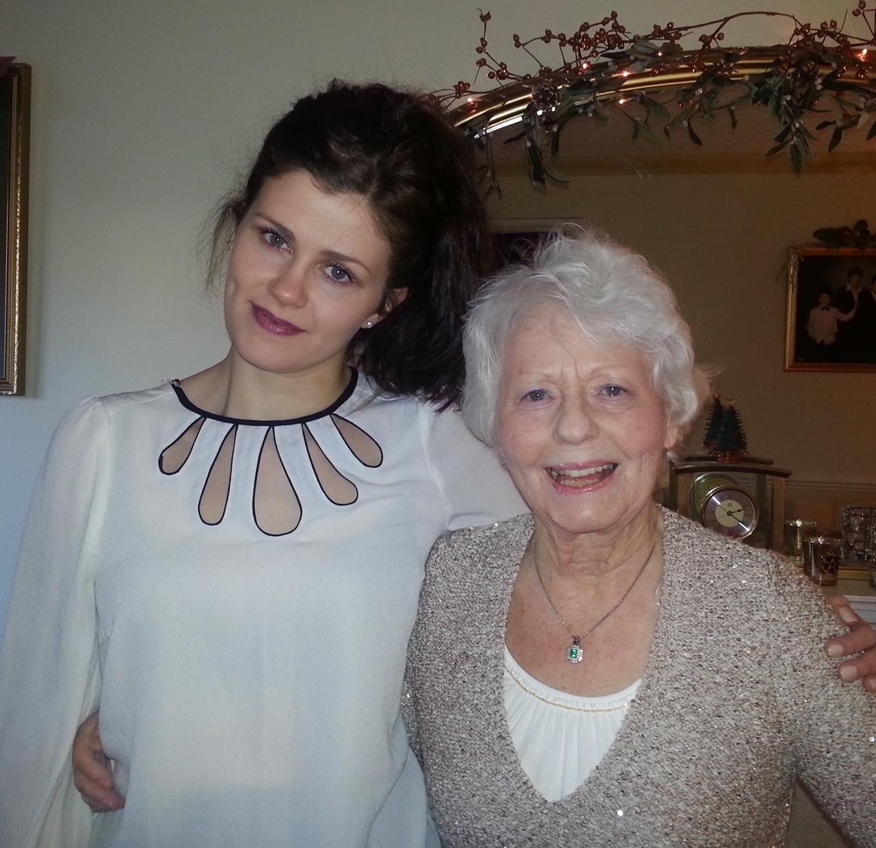 Louise Coulthard and her grandmother Alice (Louise Coulthard)