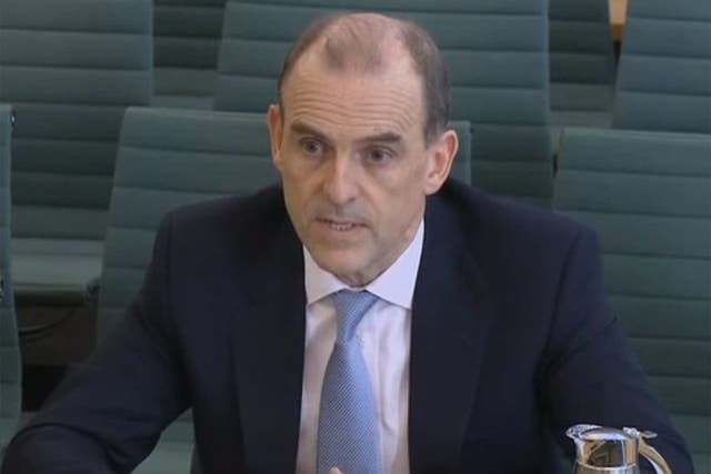 The bank's now former boss in front of the Treasury Committee over the bank's IT issues