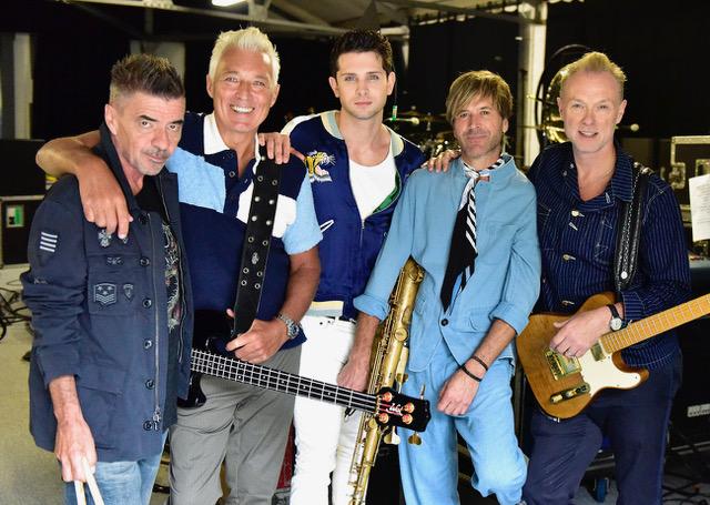 Spandau Ballet with new singer Ross William Wild