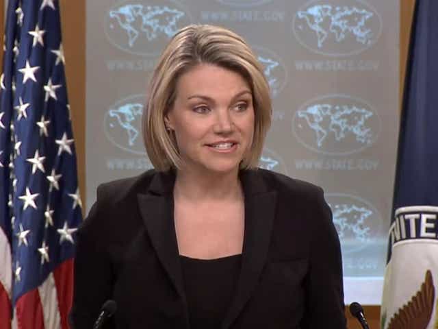 State Department spokeswoman Heather Nauert said 'a number of individuals' had been brought to the US
