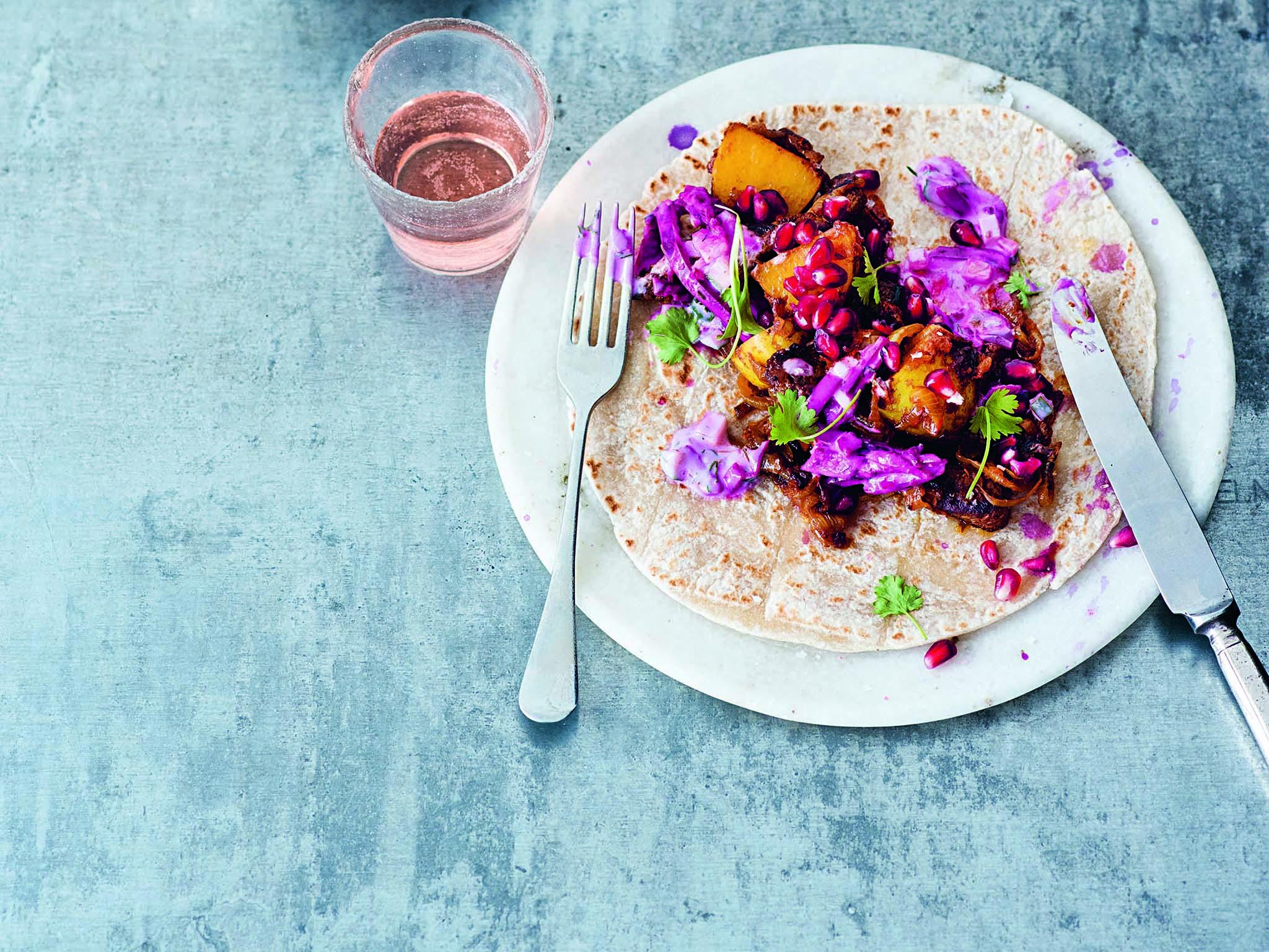 Basu grew up enjoying exotic flavours in a bustling home in Kolkata – then spent years recreating them in a London kitchen, such as this Goan chilli beef stir fry