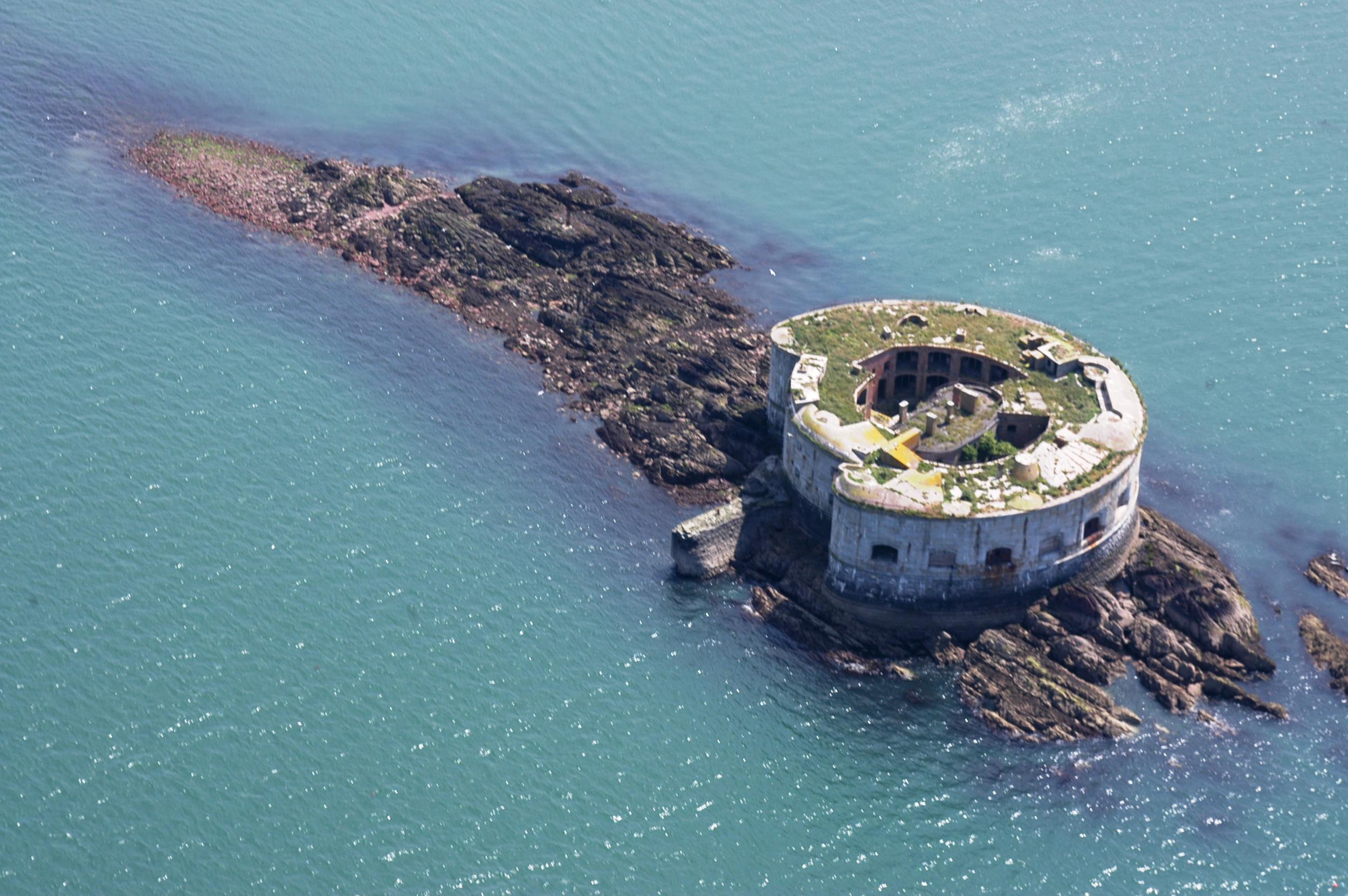 Stack Rock Fort and its private island (Purplebricks.co.uk)