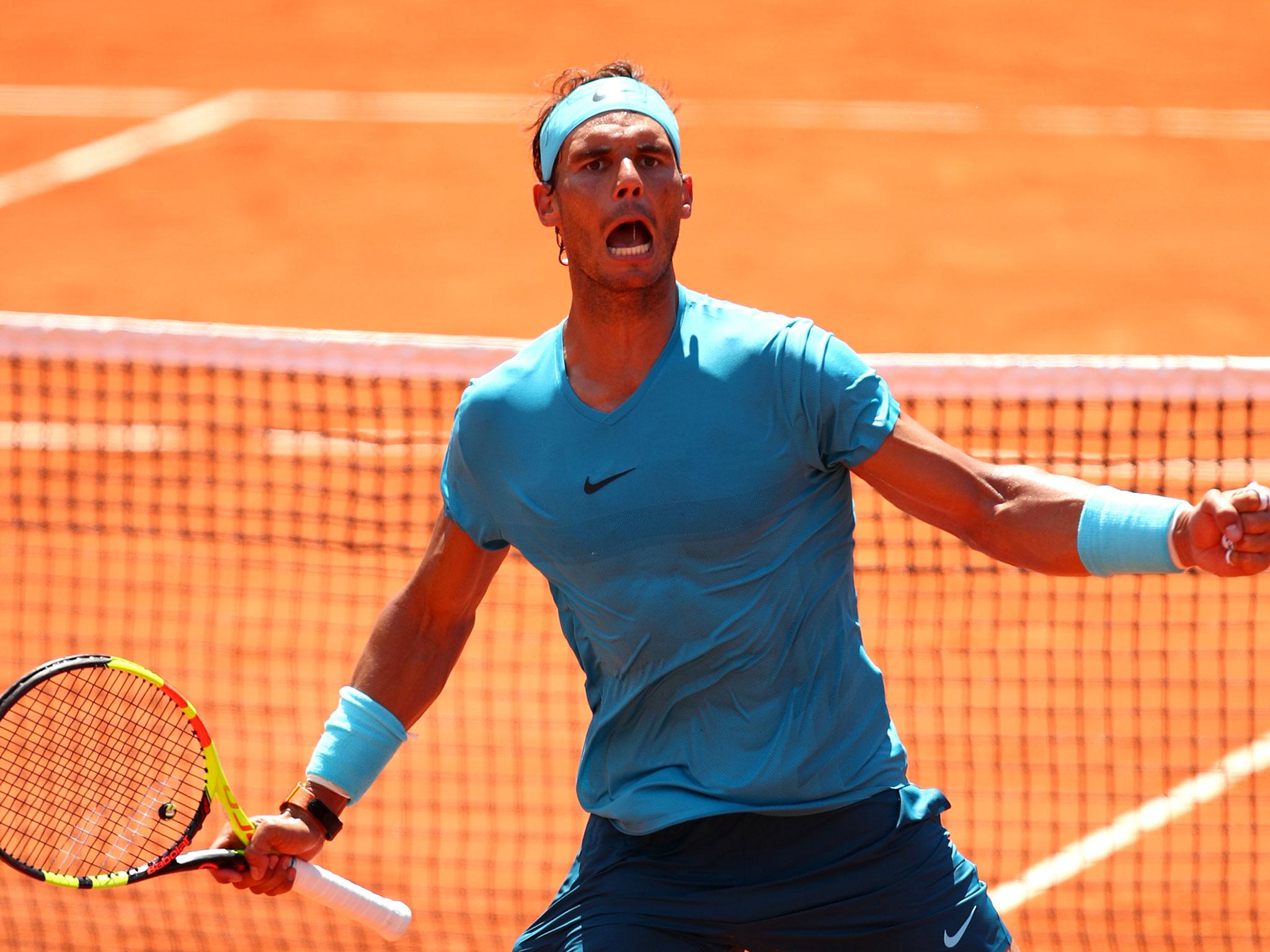 período robo vertical French Open 2018: Normal service resumed as Rafael Nadal secures semi-final  spot | The Independent | The Independent