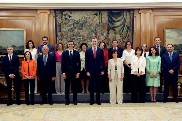 The recently elected Spanish prime minister Pedro Sanchez has appointed 11 women as ministers – more than any other cabinet in the world