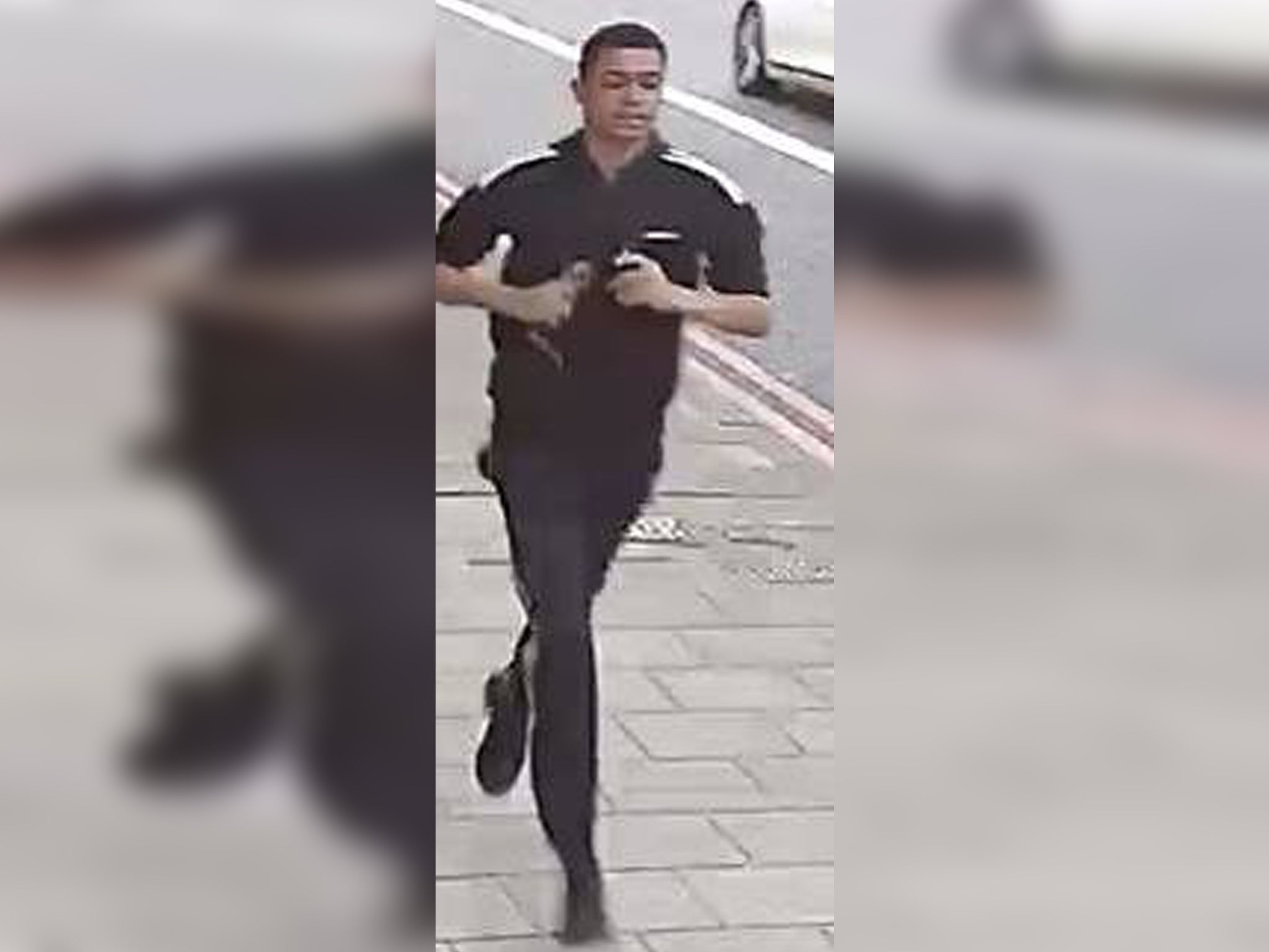 Detectives released this image of a man they want to speak to following a sex attack on a female jogger in New Cross