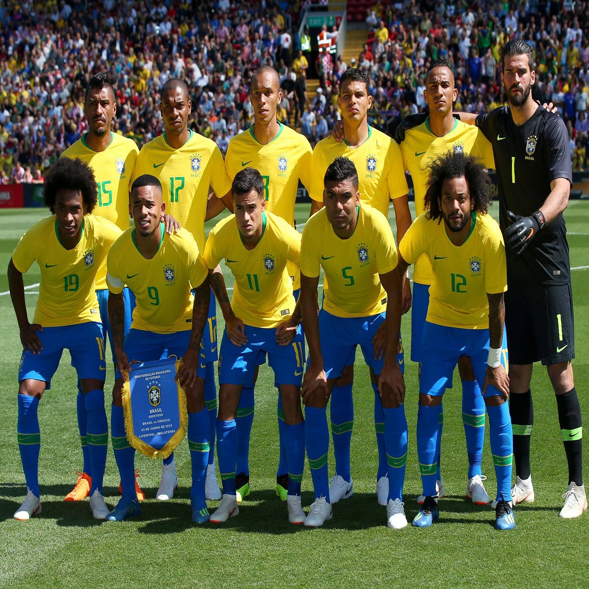 FIFA World Cup 2018 Official squad: Group E – Team 17 – Brazil