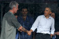 Barack Obama pays emotional tribute to Anthony Bourdain 