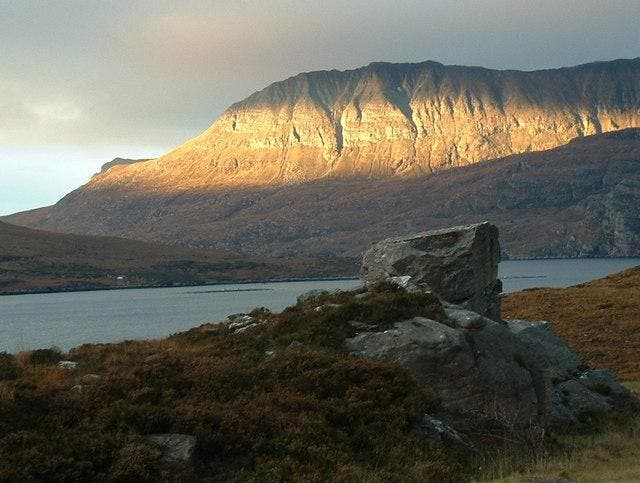 Ardmair Bay, near where the diving incident occurred. Tom Pennington