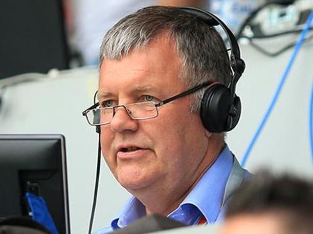 Football commentator Clive Tyldesley